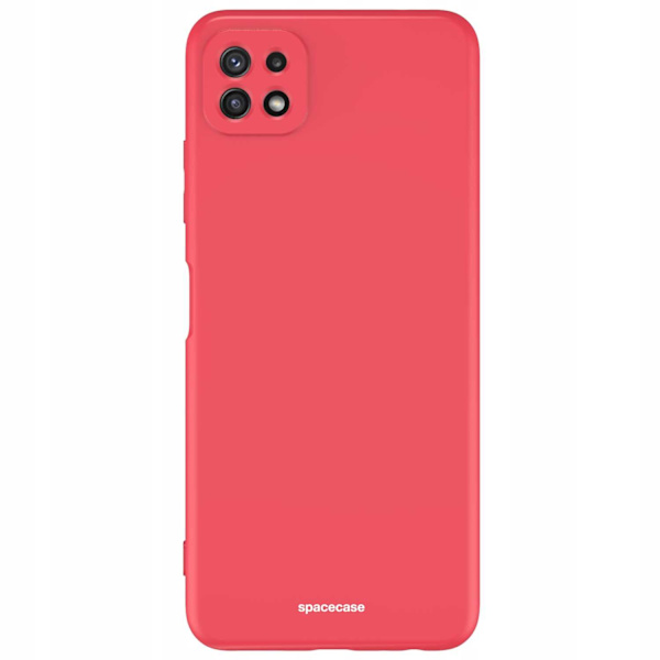 Spacecase Silikonfodral För Samsung Galaxy A22 5G Röd