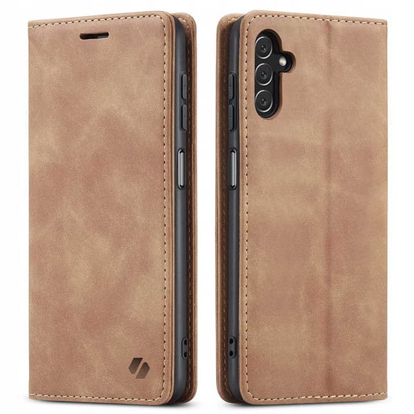 Spacecase Fodral Galaxy A14 5G För Samsung Sc Plånbok Brunt