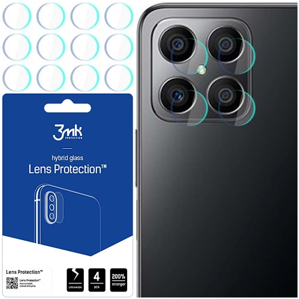 3MK LENS PROTECTION HYBRID KAMERAGLAS TIL HONOR X8 5G