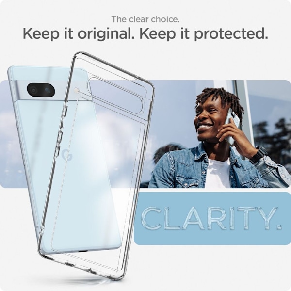 SPIGEN ULTRA HYBRID GOOGLE PIXEL 7A KRYSTALLKLAR