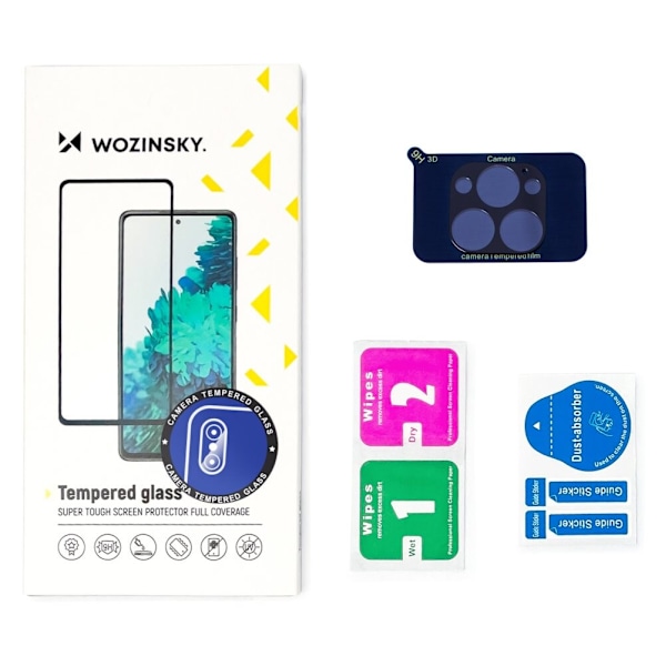 Wozinsky Full Camera Glass 9H herdet glass for hele kameraet? Realme 9i