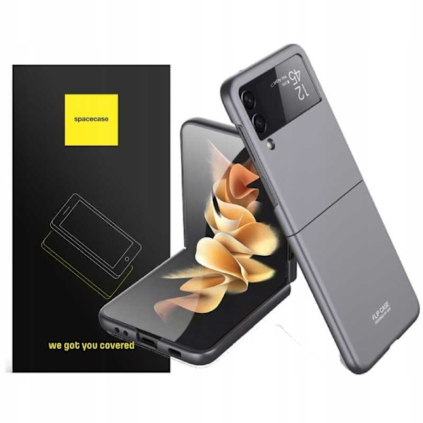 Spacecase Flip-Fodral För Samsung Galaxy Z Flip 3 Gråt Skydd