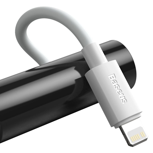 Baseus Simple Wisdom Lightning / USB-C kabel 20W 1,5 m 2 stk - hvit