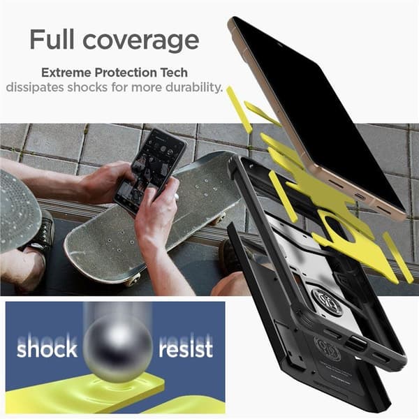 SPIGEN TØFF ARMOR GOOGLE PIXEL 7 PRO SVART