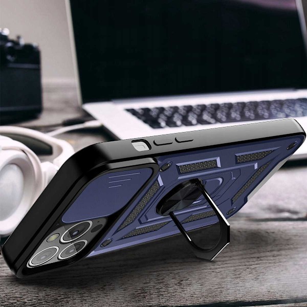 Spacecase Case Cover För Iphone 13 Pro Max Blå Camring