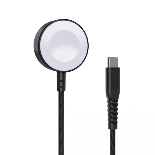 CHOETECH 5W TRÅDLØS OPLADER TIL APPLE WATCH + USB-C KABEL SORT
