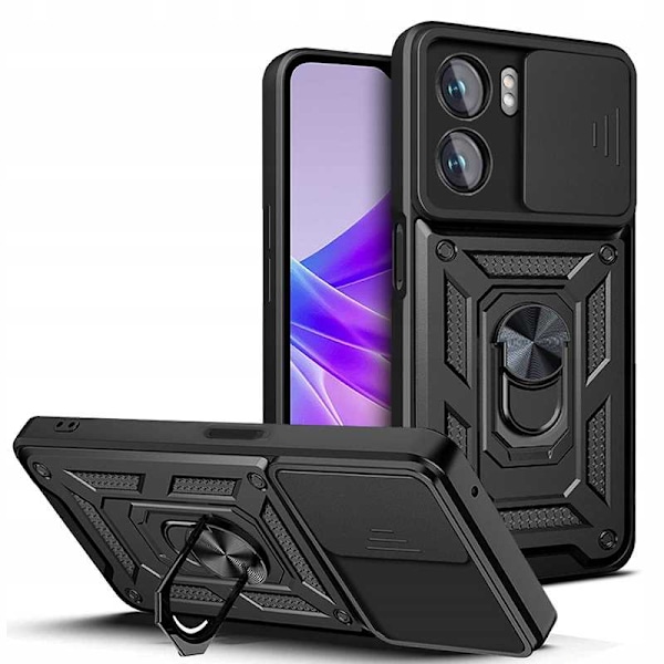 Spacecase Cover Till Oppo A57S A57 4G A77 5G Svart