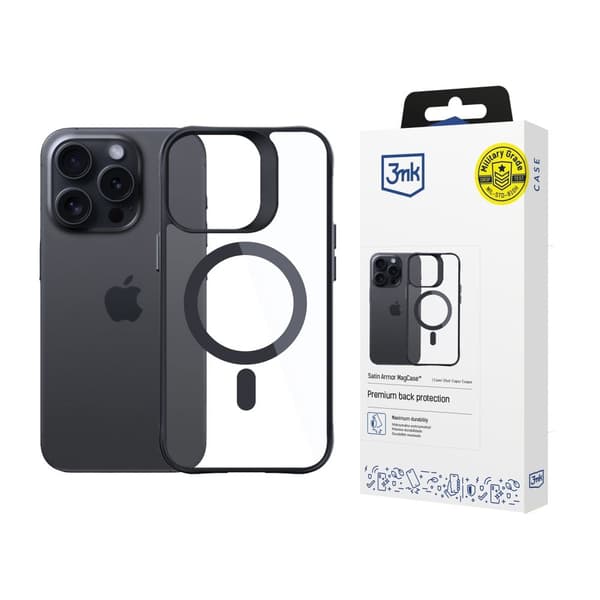 Apple iPhone 14 Pro Max - 3mk Satin Armor MagCase