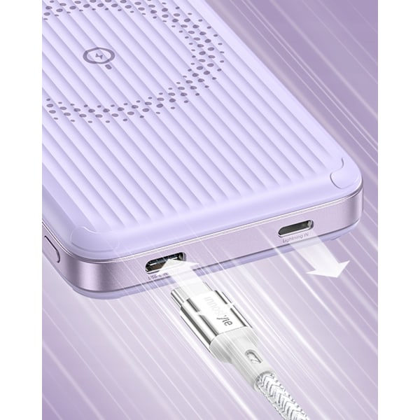 INNOSTYLE POWERSWITCH SNABB INDUKTION POWERBANK FÖR MAGSAFE 10000MAH STATIV LILA