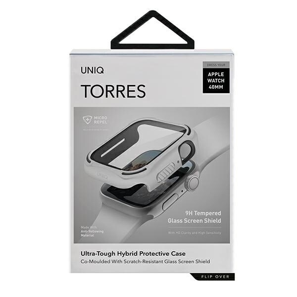 UNIQ veske Torres for Apple Watch Series 4/5/6/SE 40mm. hvit/duehvit