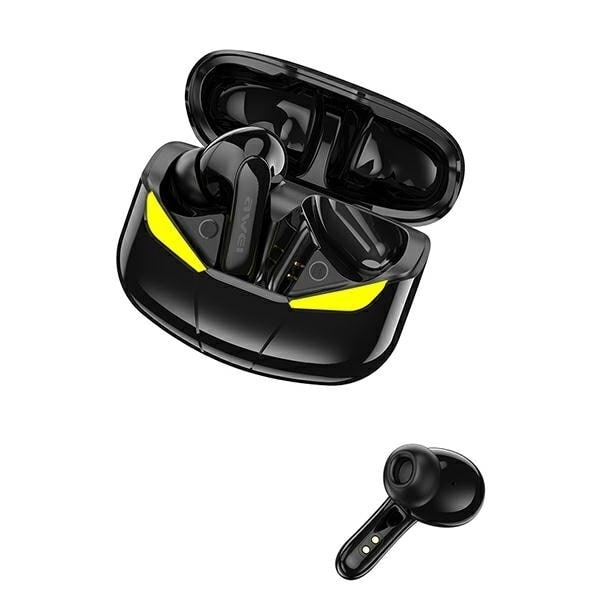 AWEI Bluetooth 5.0 T35 TWS hörlurar + gaming dockningsstation svart/svart