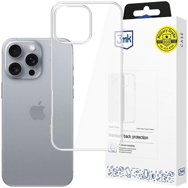 APPLE IPHONE 16 PRO - 3MK CLEAR CASE