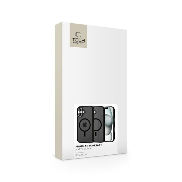 TECH-PROTECT MAGMAT MAGSAFE IPHONE 16 MAT SORT