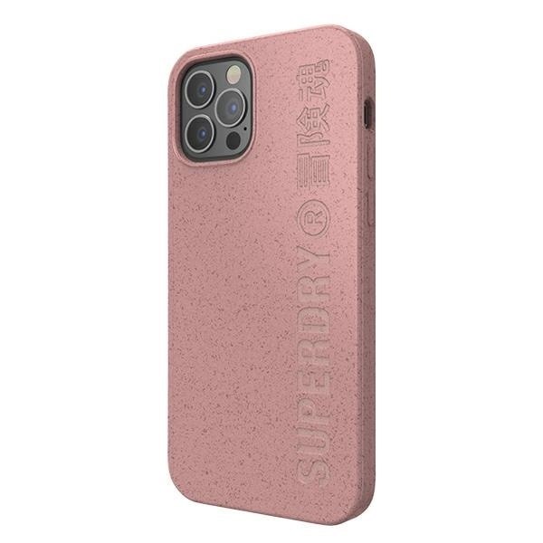 SuperDry Snap iPhone 12/12 Pro Compostable Fodral rosa/rosa 42621