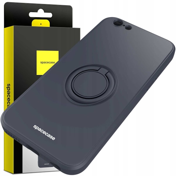 Spacecase Silikonecase Ring För Iphone 7 8 Se Svart Skydd