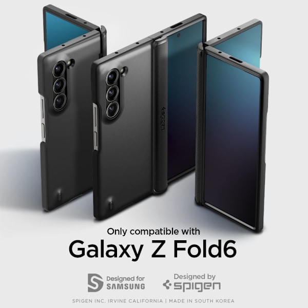 SPIGEN SLIM ARMOR PRO GALAXY MED FOLD 6 SVART