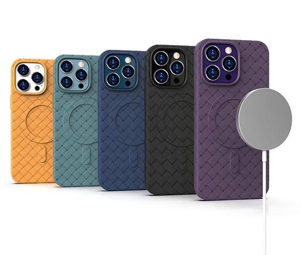 MagSafe Woven Deksel til iPhone 15 - Svart