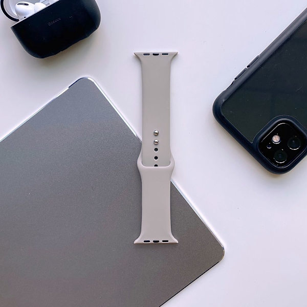 TECH-PROTECT ICONBAND APPLE WATCH 4 / 5 / 6 / 7 / 8 / 9 / SE / ULTRA 1 / 2 (42 / 44 / 45 / 49 MM) GRÅ