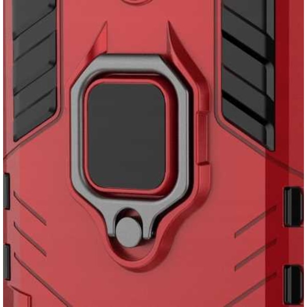 Spacecase Case Cover Till Xiaomi Redmi 9 Sc X-Ring Röd