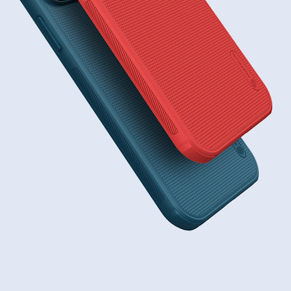 Nillkin Super Frosted Shield Pro slitesterkt beskyttelsesdeksel til iPhone 13, blå