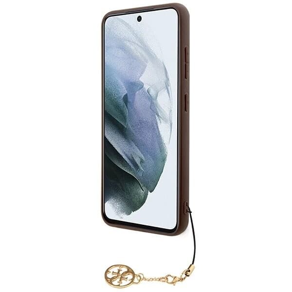 Guess 4G Charms Collection-deksel til Samsung Galaxy A35 - Brun