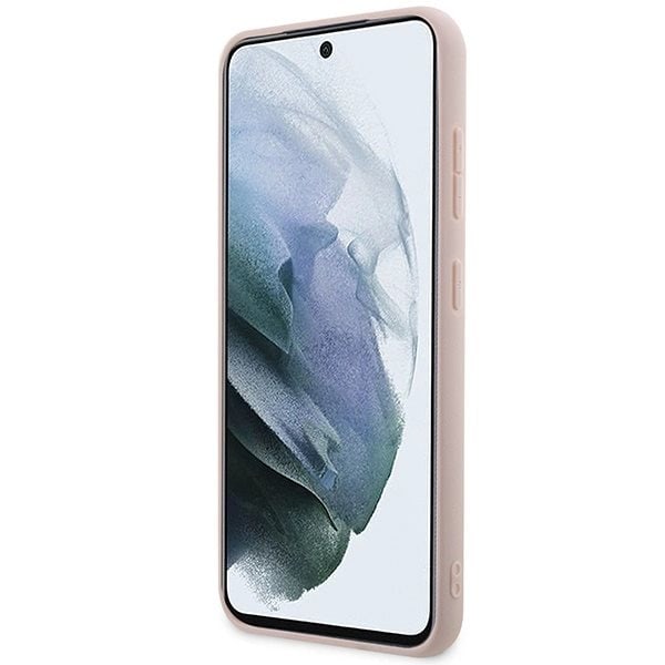Guess 4G Big Metal Logo beskyttelsesdeksel til Samsung Galaxy A35 - rosa