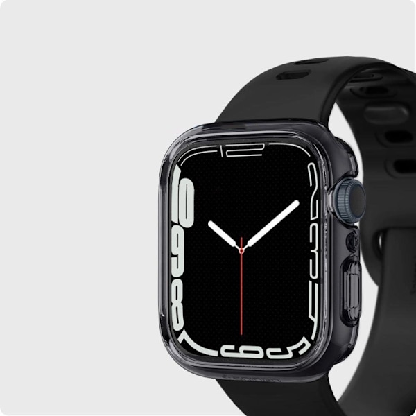 Spigen Ultra Hybrid-deksel til Apple Watch 7/8/9 (41 mm) - Gjennomsiktig grå