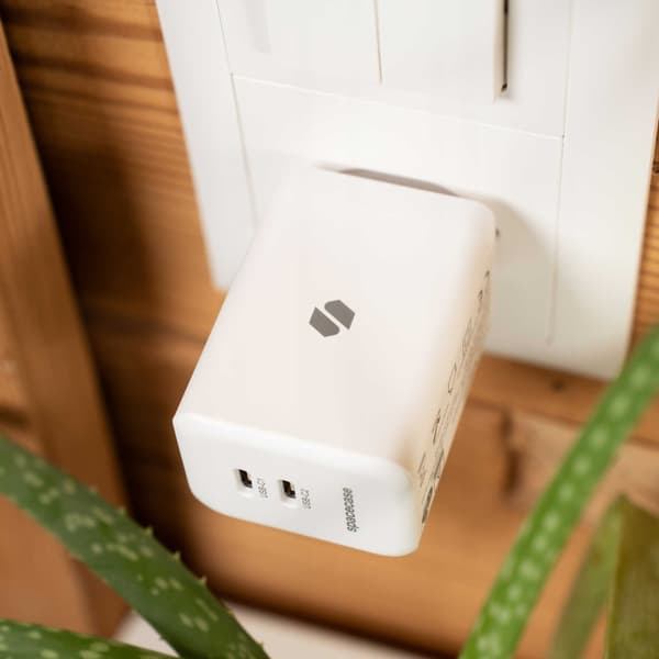 Rymdfall Usb C Laddare 45W Gan För Telefon För Iphone Samsung Xiaomi