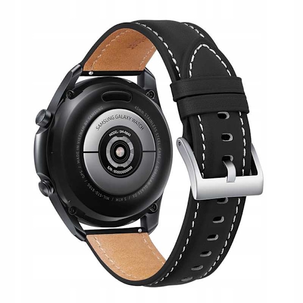 Spacecase Läder Klorrem 20Mm Svart Armband