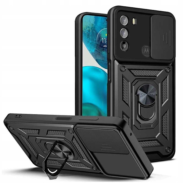 Spacecase Case Cover För Motorola G71 5G Svart Med Skydd