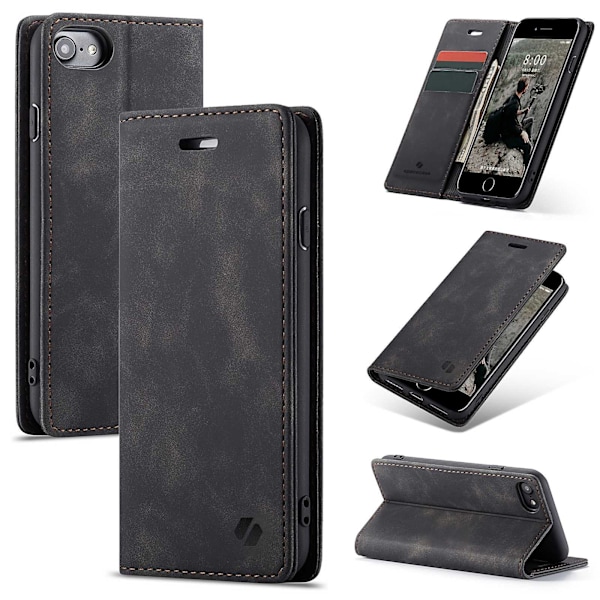 Spacecase Fodral Pålbockskydd För Iphone 6 6S Svart