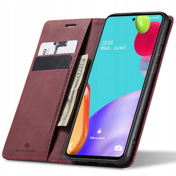 Spacecase Pålbocksväska För Galaxy A52 5G Telefon Röd