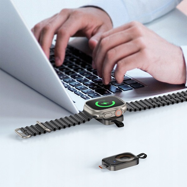MCDODO INDUKTIV KLOCKLADDARE USB-C FOR APPLE WATCH 5 6 SE 7 8 9 ULTRA