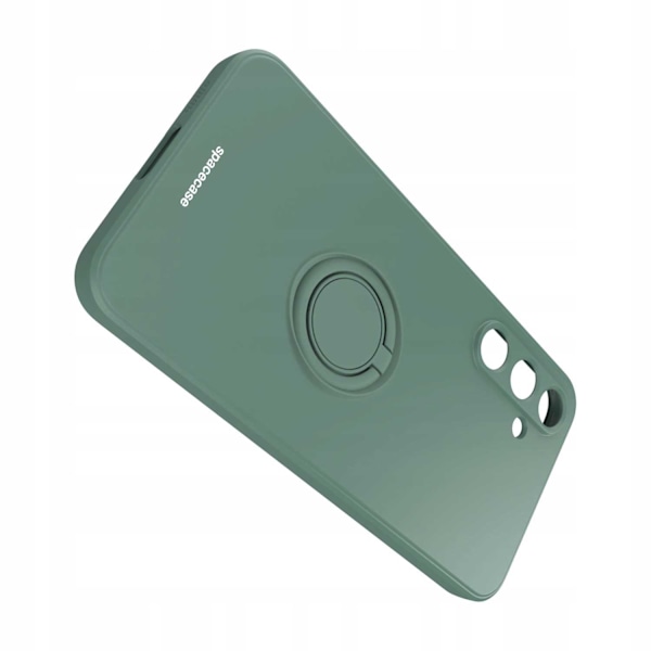 Spacecase Silikonecase Ring För Samsung Galaxy S23 Fe Green