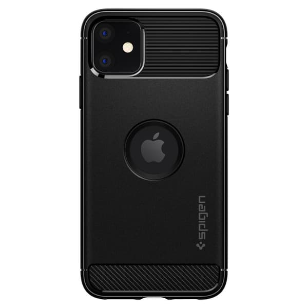 SPIGEN RUGGED ARMOR IPHONE 11 MATT SVART