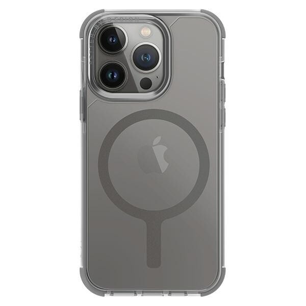 UNIQ-deksel Combat iPhone 15 Pro 6.1 Magclick Lader grå/frostgrå