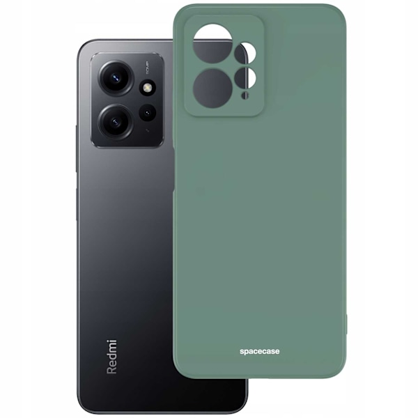 Spacecase-Fodral För Xiaomi Redmi Note 12 4G Mörkgrön Skydd