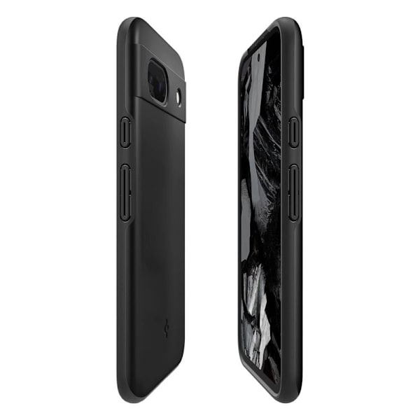 Spigen Thin Fit-deksel til Google Pixel 8A - Matt svart