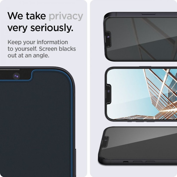 HÆRDET GLAS SPIGEN GLAS.TR "EZ FIT" 2-PACK IPHONE 13 PRO