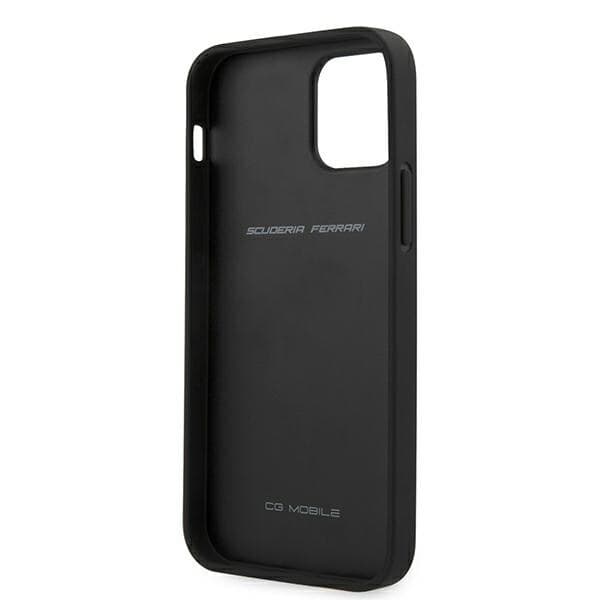 FERRARI ON TRACK PERFORERET ETUI TIL IPHONE 12 / IPHONE 12 PRO - SORT