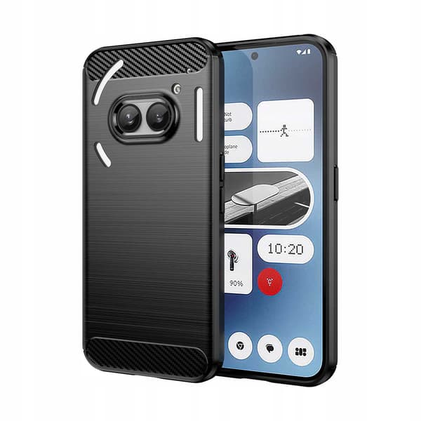 Spacecase Case Cover För Ingenting Telefon 2A 2A Plus Svart