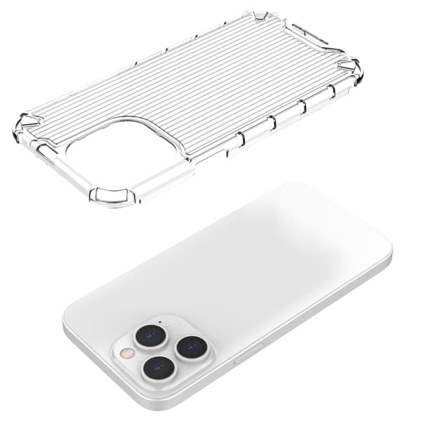 OMBRE PROTECT CASE COVER TIL IPHONE 13 PRO MAX, PINK OG BLÅ