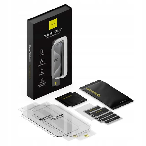 Spacecase Quickfit Härdat Glas För Iphone 14 Pro Max Skärmskydd