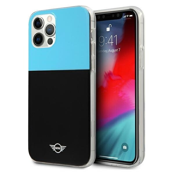 Mini MIHCP12MPCUCBLB iPhone 12/12 Pro 6.1" blå/blå hårt skal Color Block