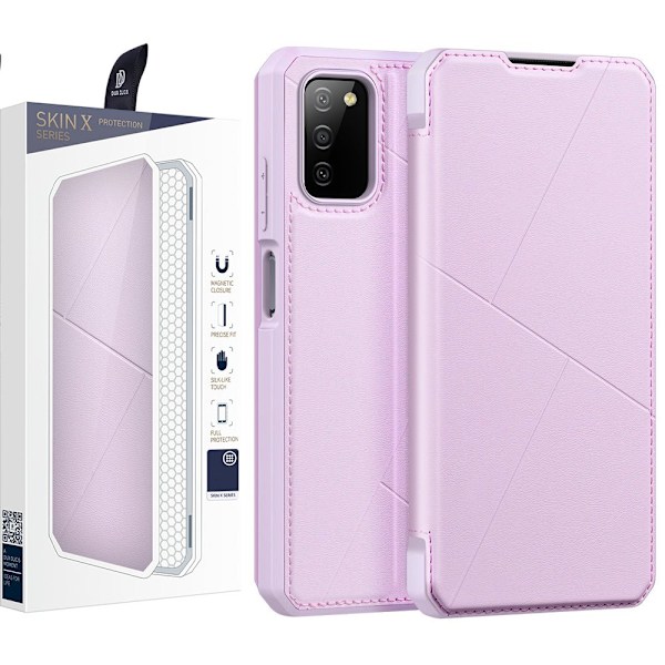 DUX DUCIS Skin X deksel med klaff til Samsung Galaxy A03s rosa