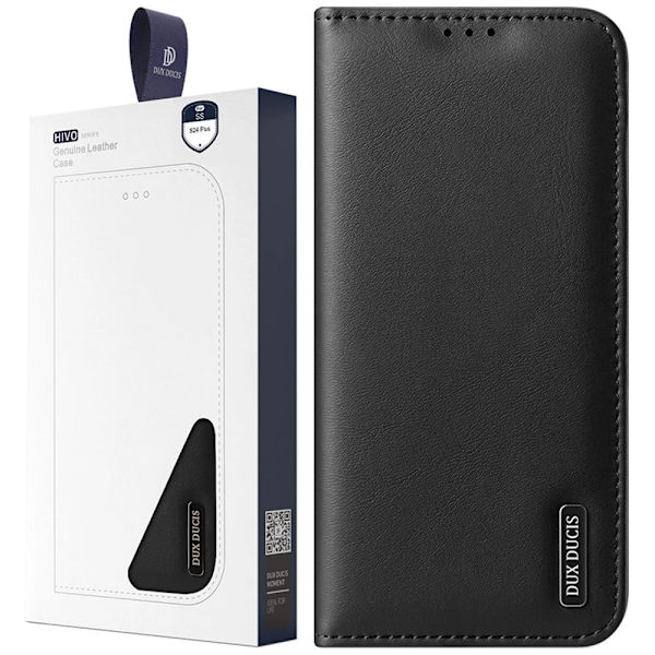 Dux Ducis Hivo-deksel med klaff og RFID-blokkering til Samsung Galaxy S24 Ultra - svart