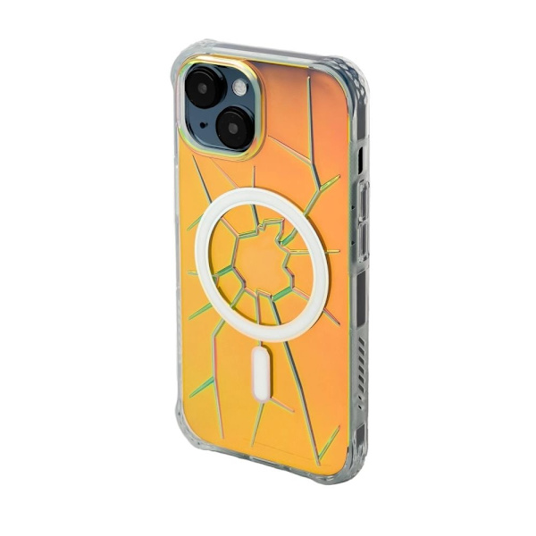 KINGXBAR CASE HOUSING COVER TIL IPHONE 15 HOLOGRAPHIC