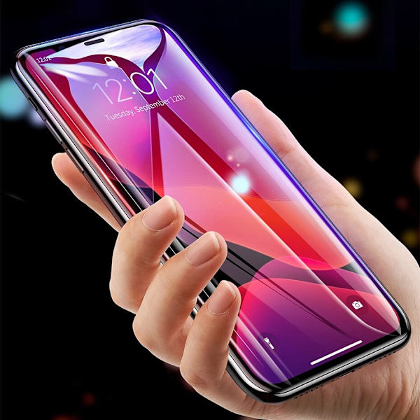 BASEUS 2 GLASS MED RAMME IPHONE 11 PRO / IPHONE XS / IPHONE X BLACK