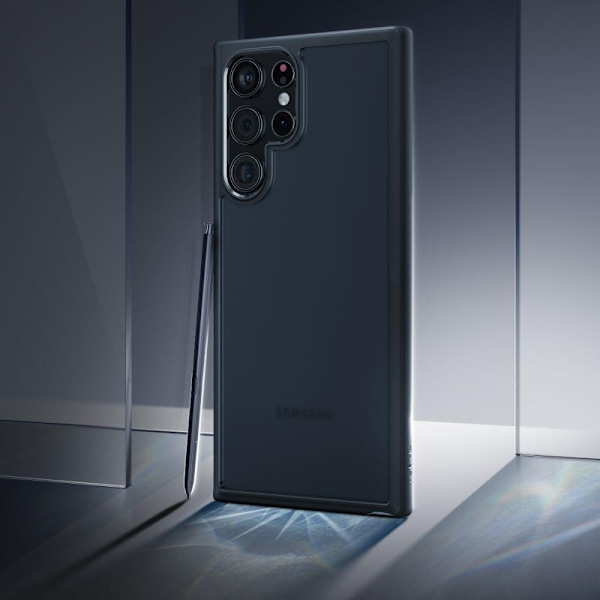SPIGEN ULTRA HYBRID GALAXY S22 ULTRA FROST SVART