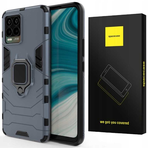 Spacecase Case Cover För Realme 8 8 Pro X-Ring Blå